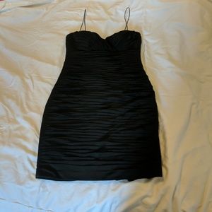 Aidan Mattox black dress